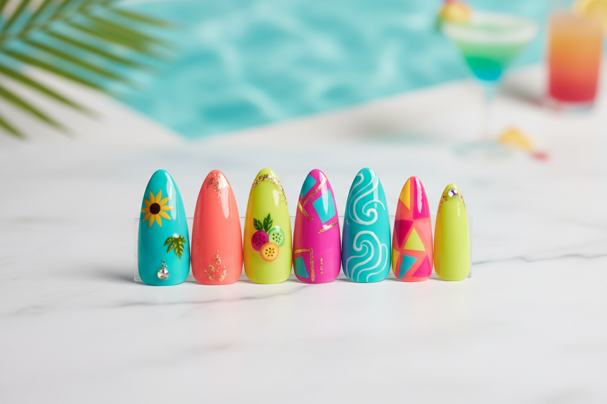 Summer Vibes Nails Hero